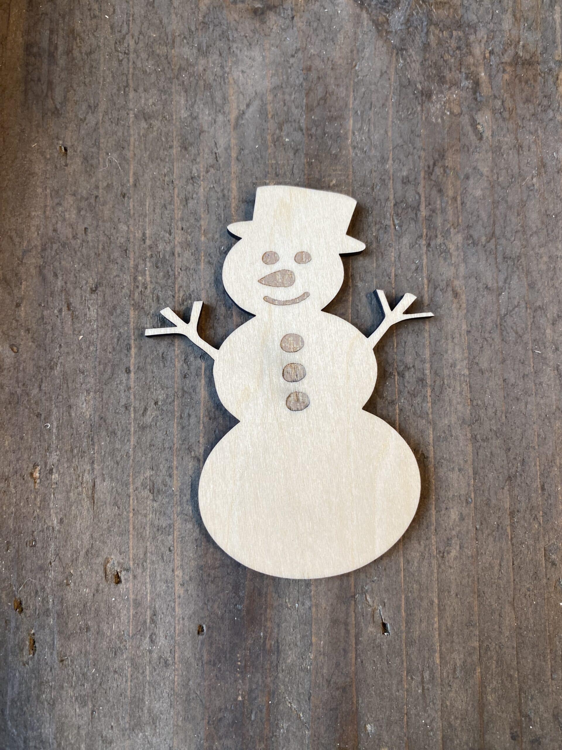 Bordkort snømann - Bilde 2
