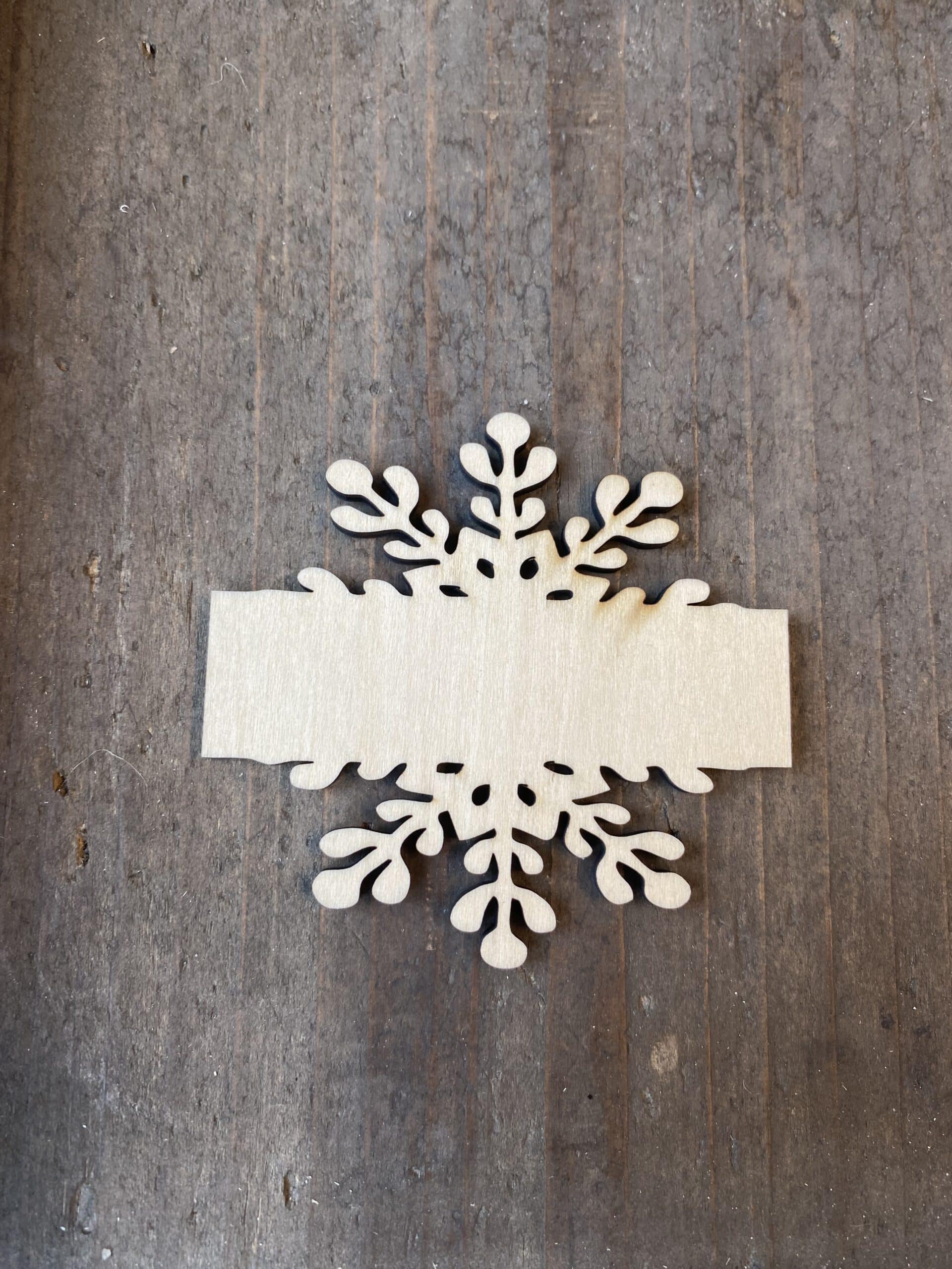 Bordkort snøfnugg - Bilde 2