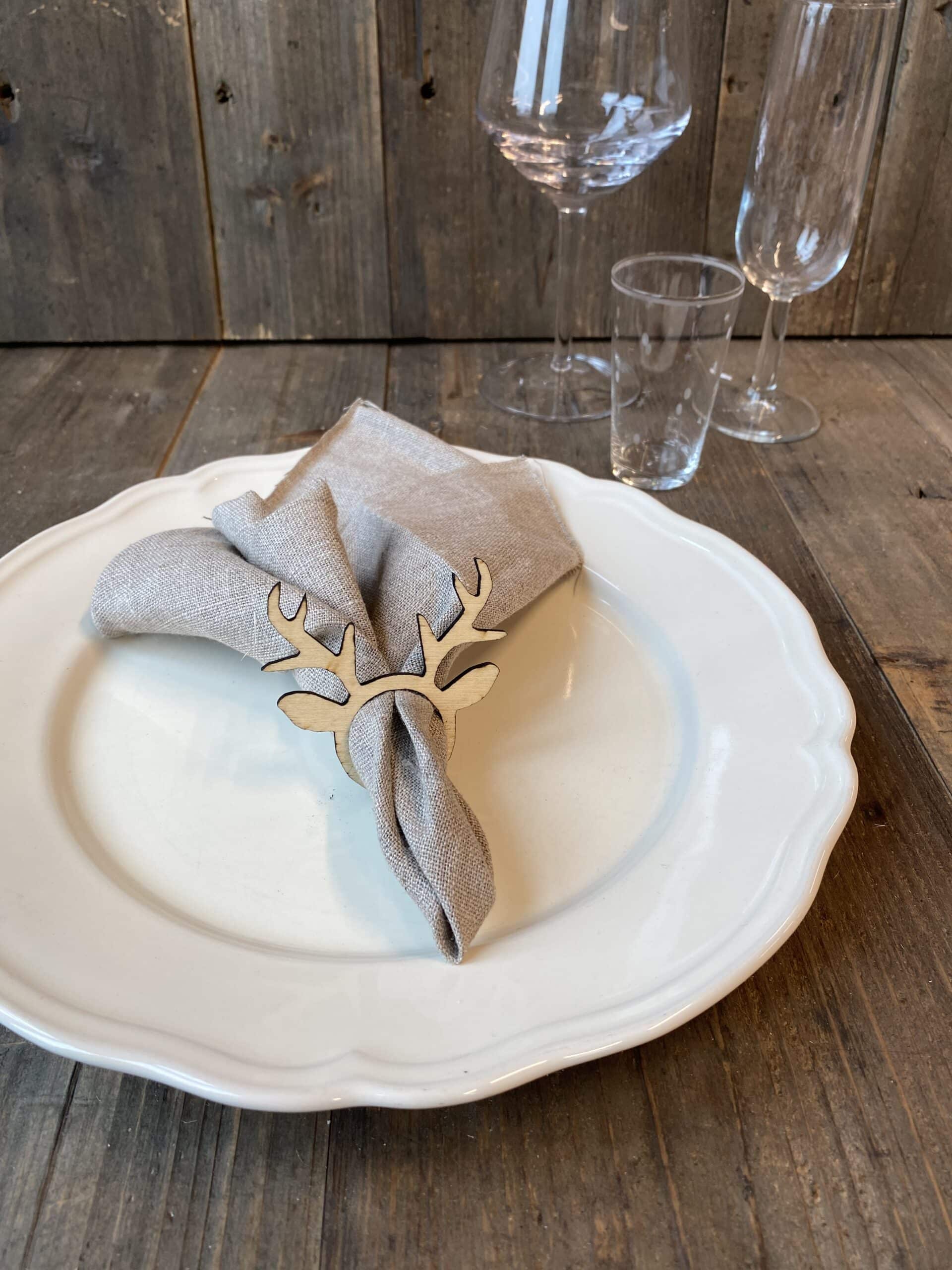 Serviettring rudolfhorn