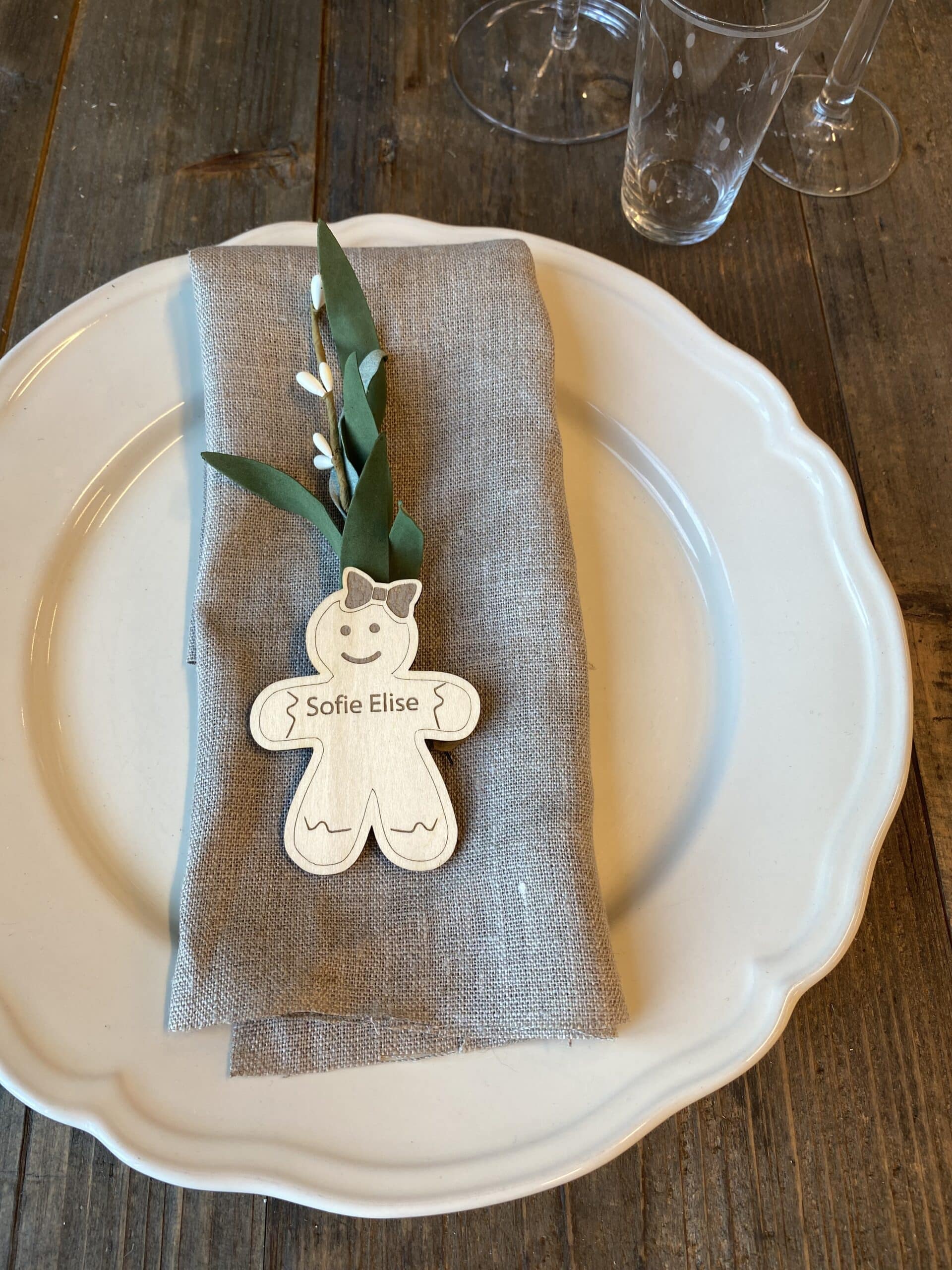 Bordkort peppekakedame